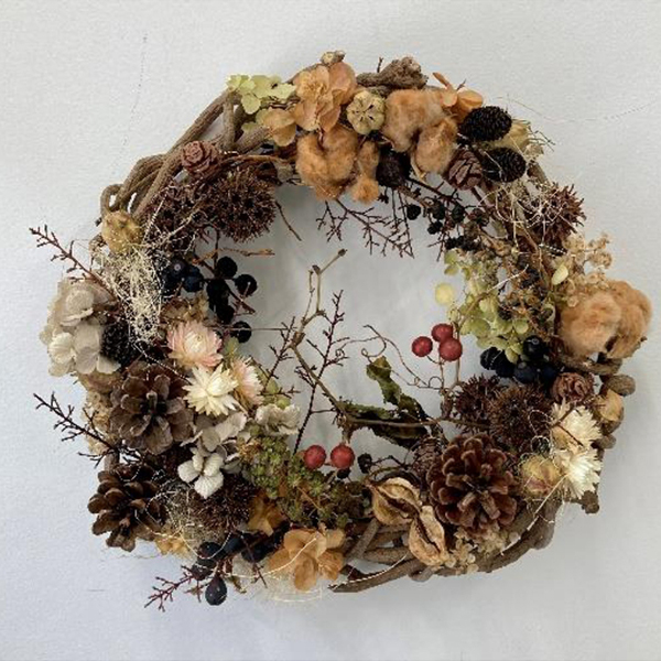 わくわくイベント「－しぜんのおくりもの－リースをつくろう」